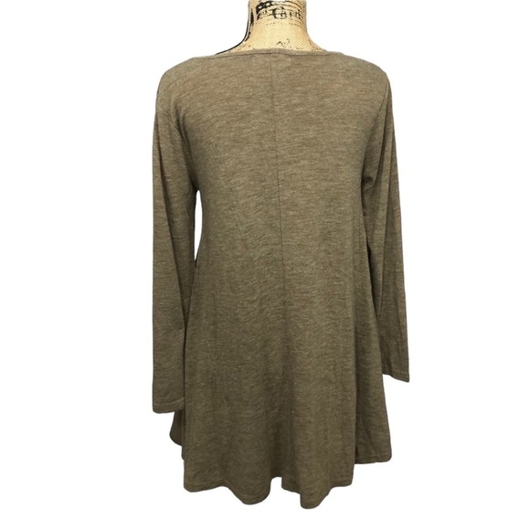 UMGEE Mocha Lightweight Layered Sweater Tunic - Picture 9 of 13